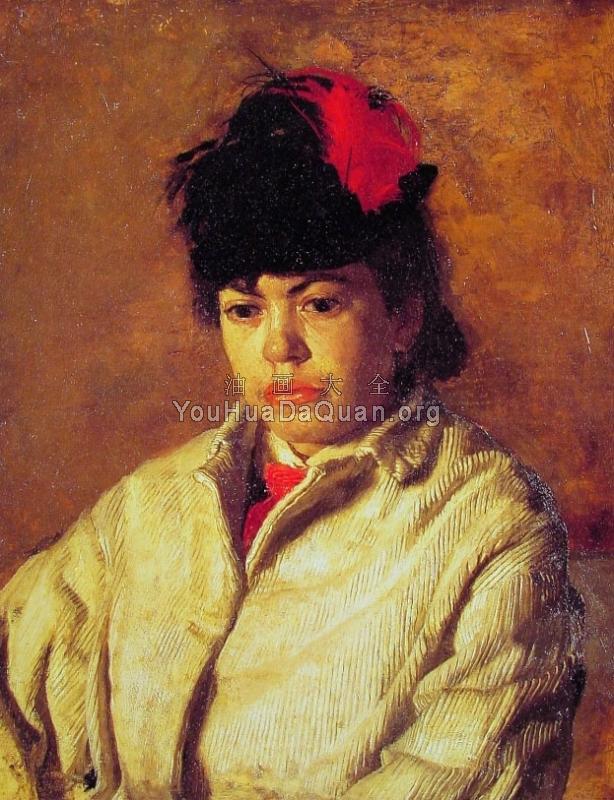 Margaret in Skating Costume - 托马斯·伊肯斯